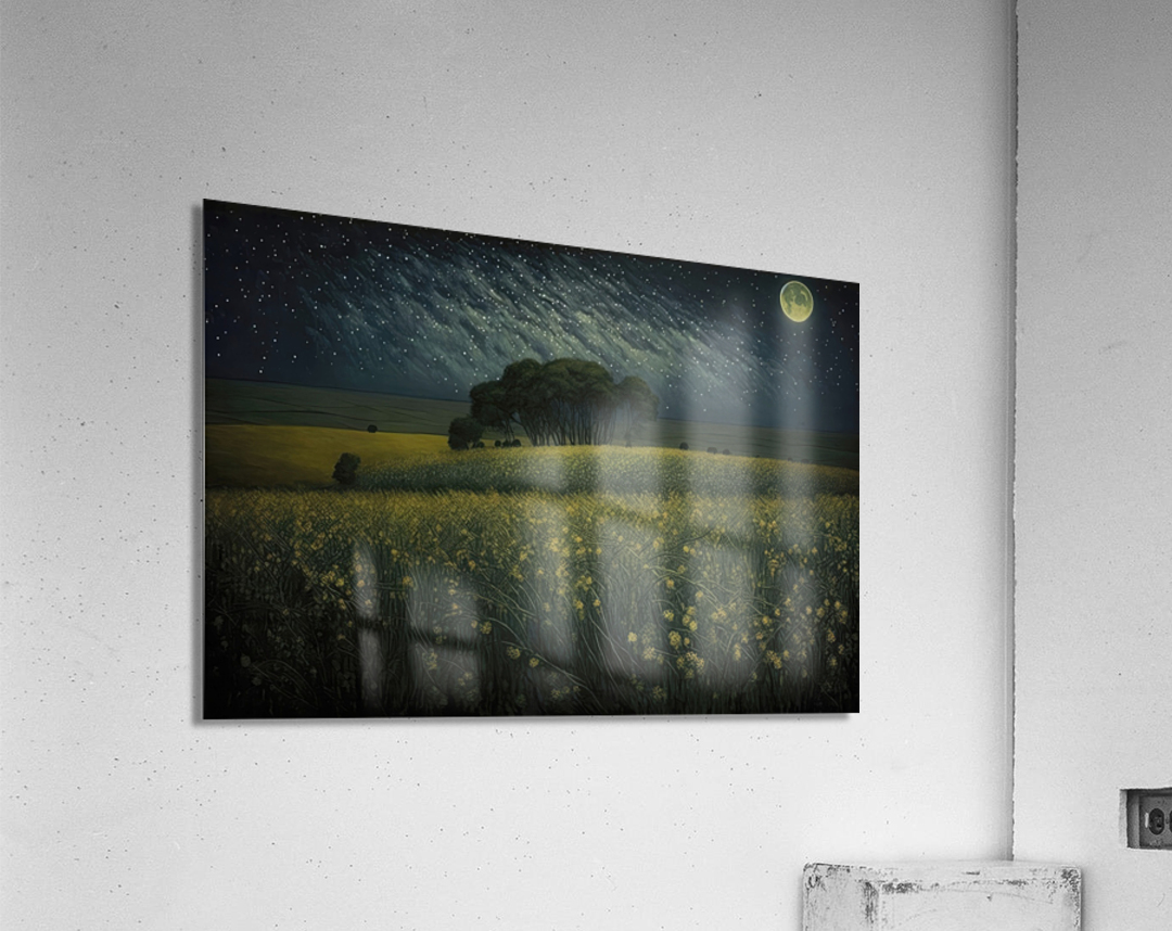 fantasy night lights Acrylic Print