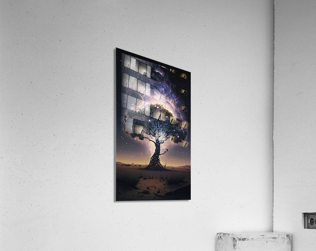 tree of life stars Acrylic Print