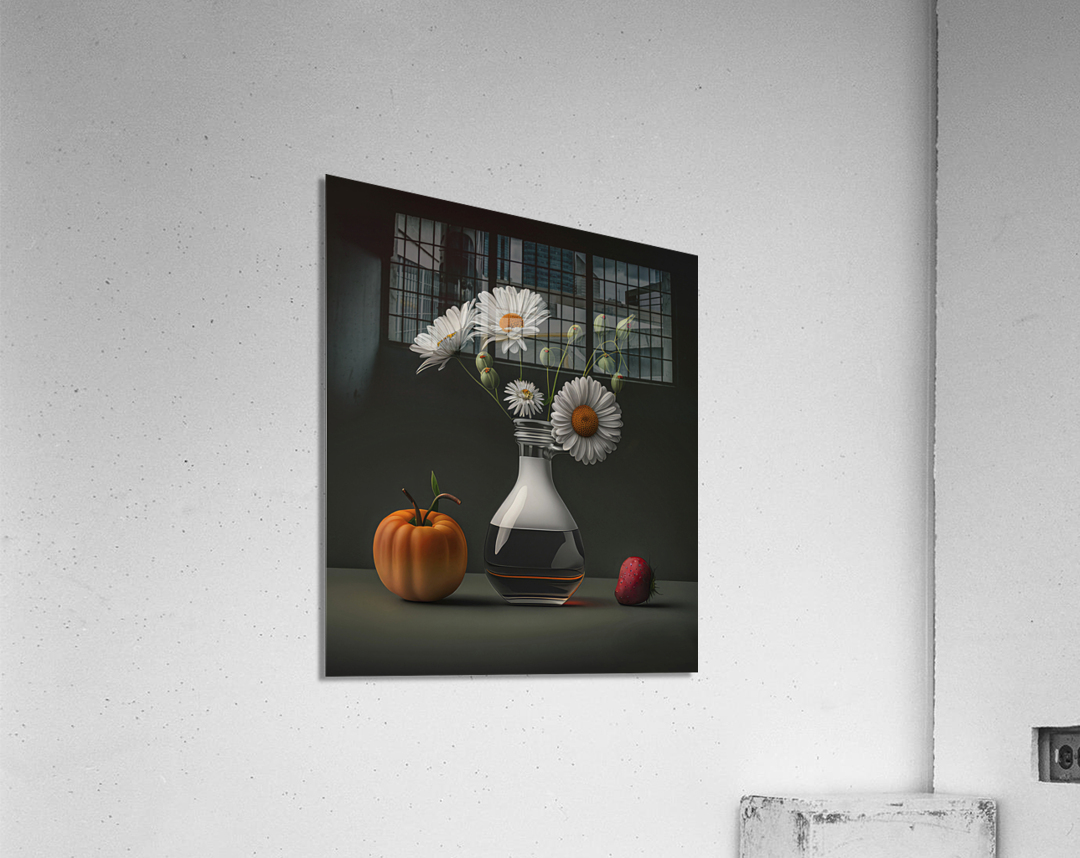 nature flowers vase Acrylic Print