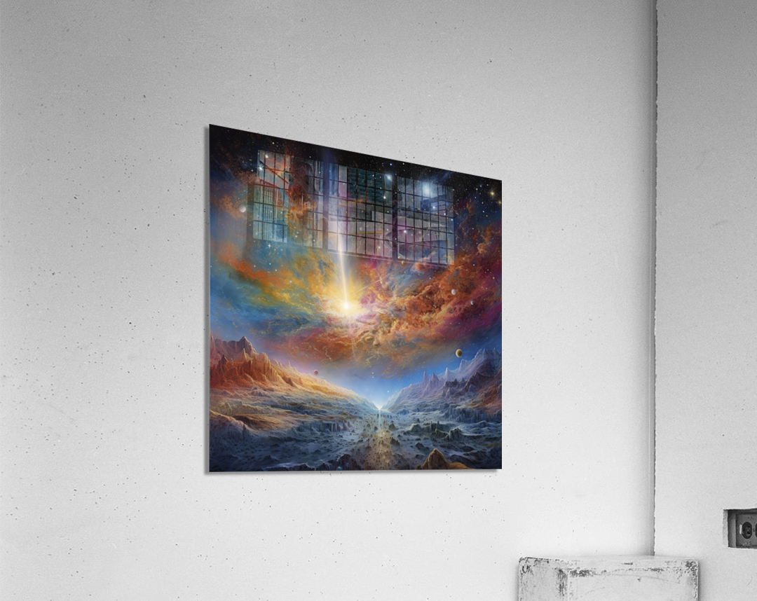 planet and universe Acrylic Print