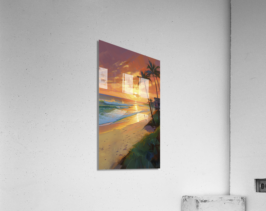 tropical beach concept Acrylic Print