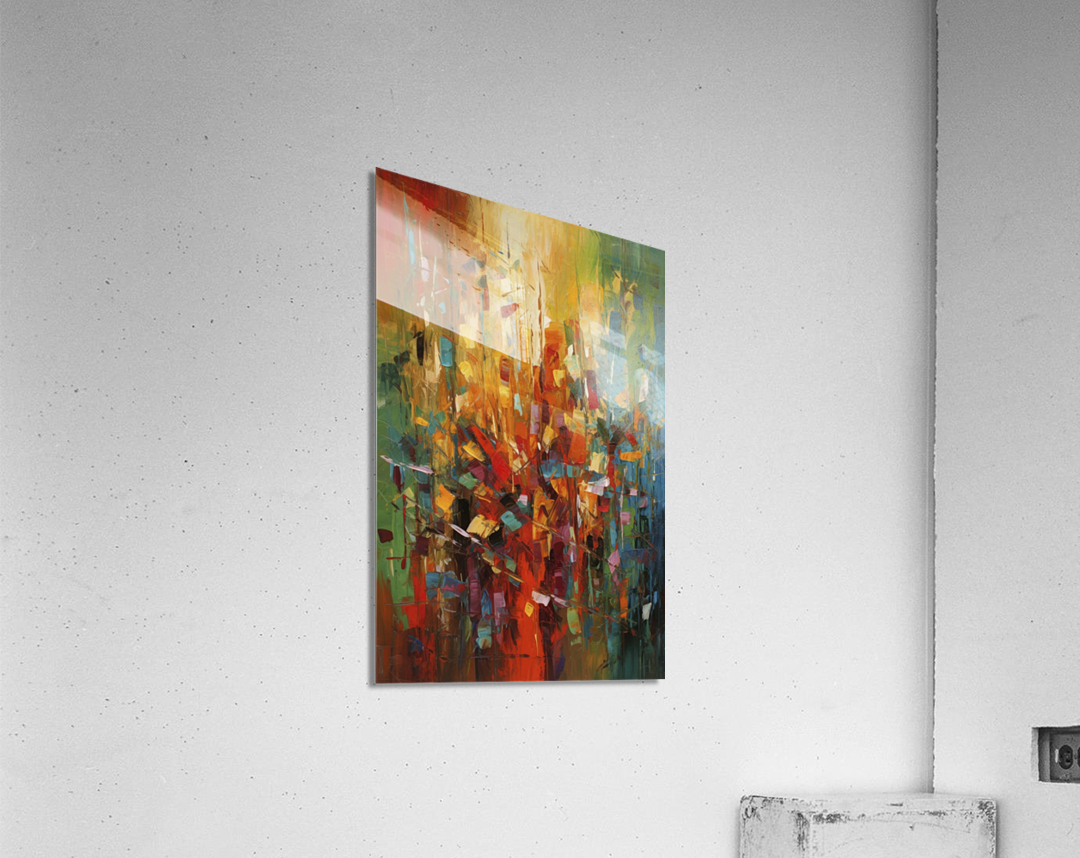 colored spatula Acrylic Print