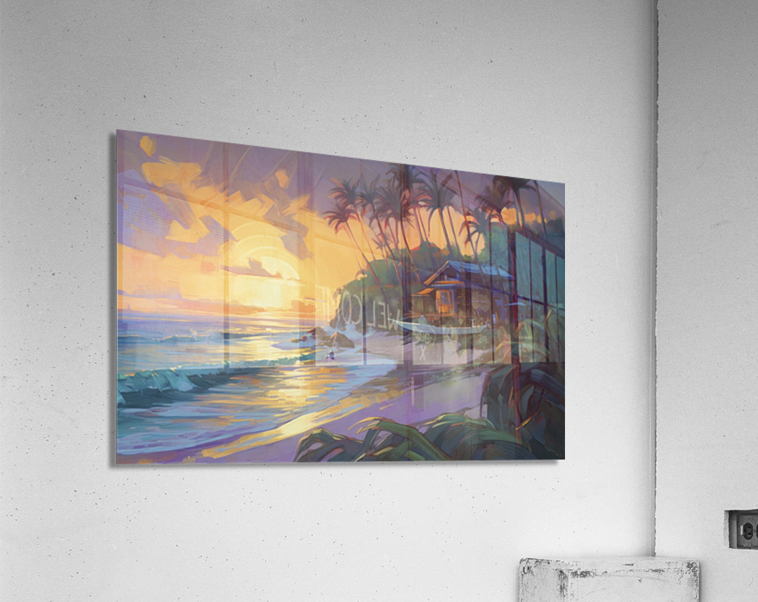 tropical beach concept III Acrylic Print
