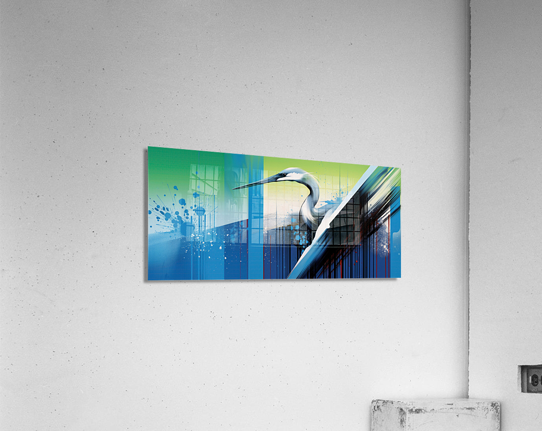 florida bird abstract Acrylic Print