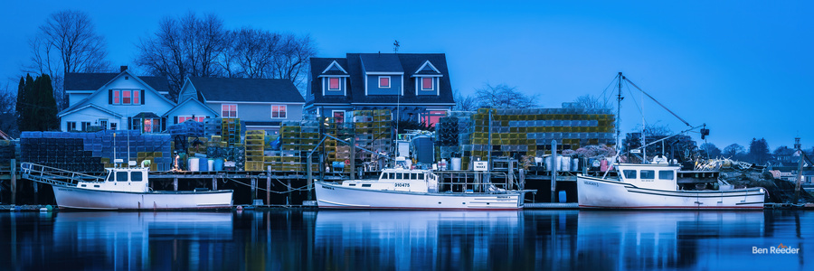 Blue Hour Boats  Imprimer
