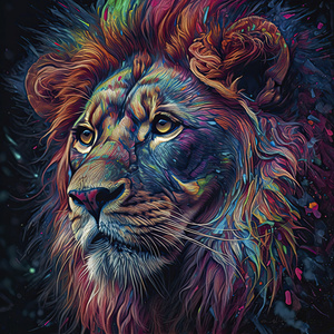 lion drawing