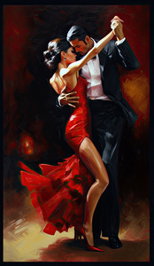 tango dancers