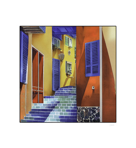 typical caribbean street