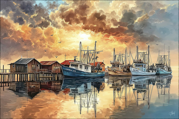 OLD MARINA 31A Print