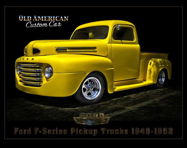 FORD OLD F Series TRUCK 1948 Print