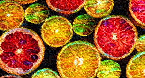 FRUITS COLORS Print