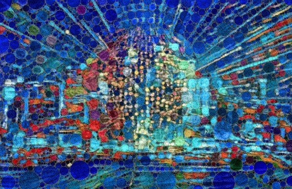 CITY OF LIGHTS Print