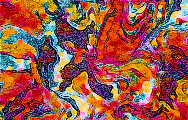 Labyrinth Color Print