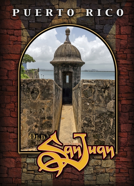 old San Juan  Garita del morro Print