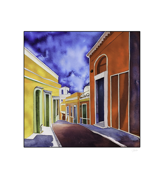 San Juan street Print