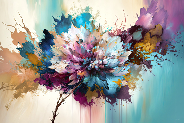 abstract of petals Print