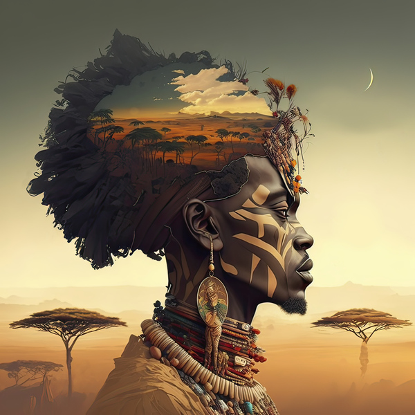 land of africa Print