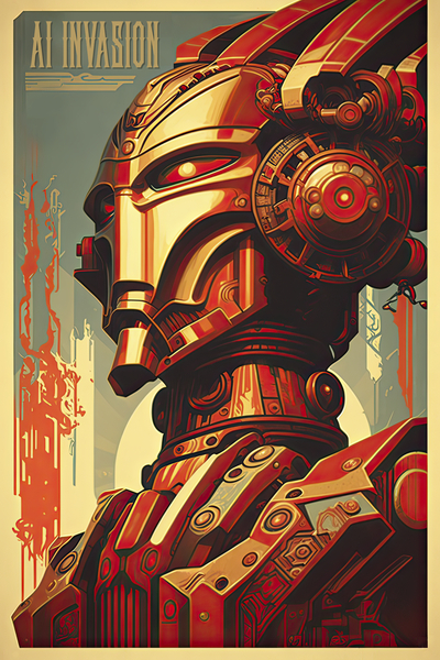 millennia AI invasion Print