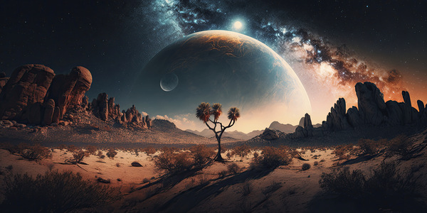 planet x2 earth Print