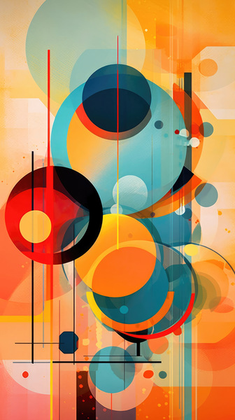 silhouettes art Print