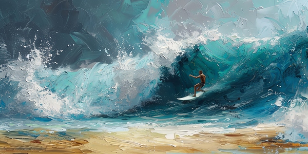 surf fanatic art  lop B Print
