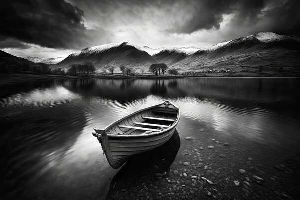 tranquility in the valley Print