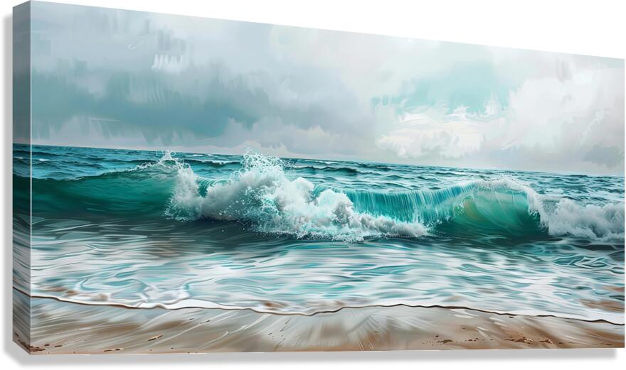 memory of the sea Canvas Print