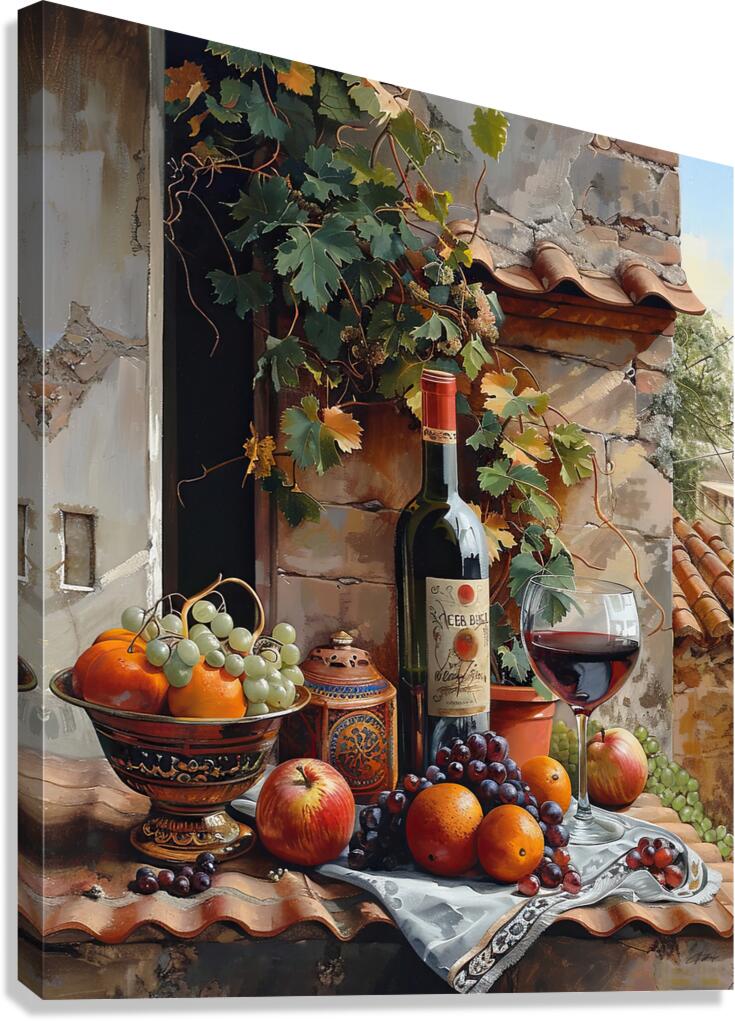 Italy Bodegon Canvas Print