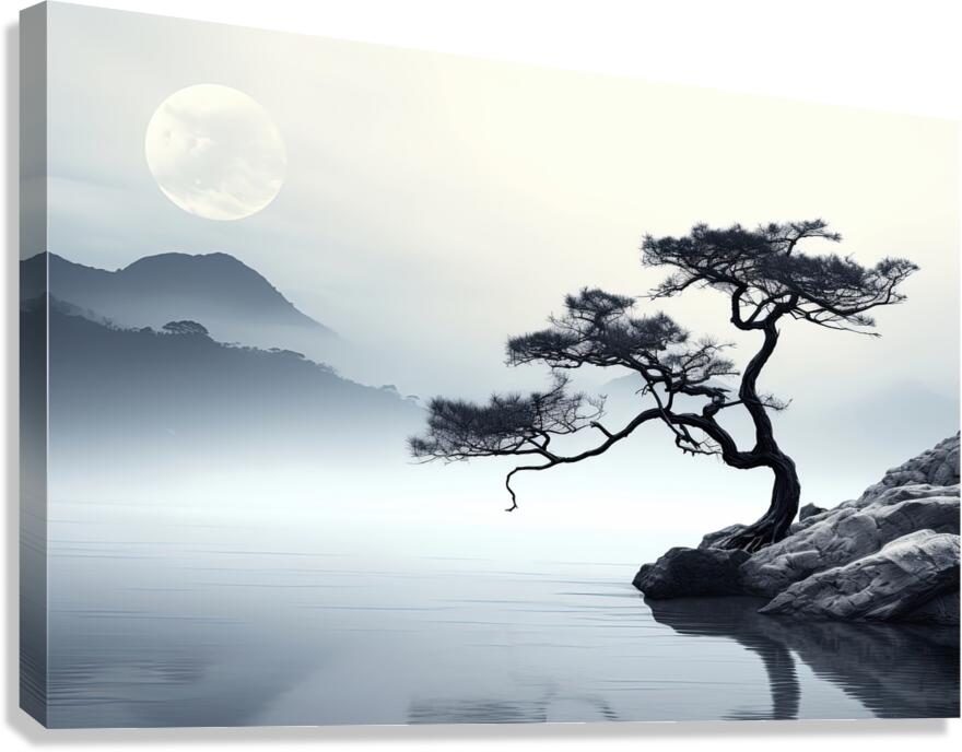 morning lake Canvas Print