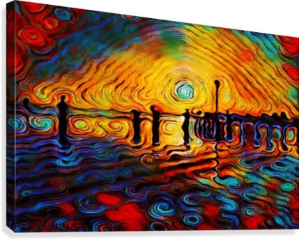Colorful Sunrise Canvas Print