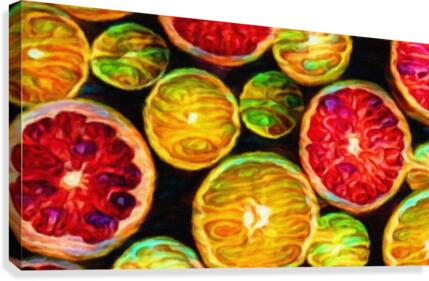 FRUITS COLORS Canvas Print