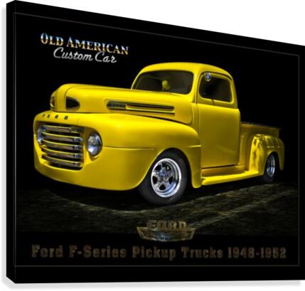 FORD OLD F Series TRUCK 1948 Canvas Print
