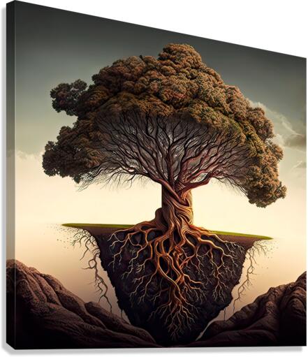The roots of life Canvas Print