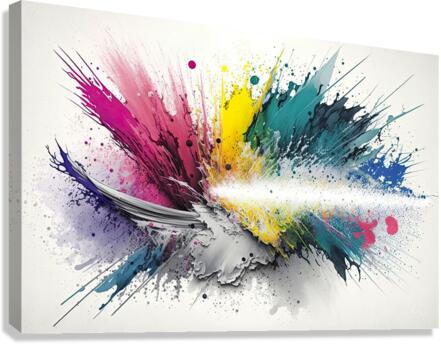air brush abstract Canvas Print