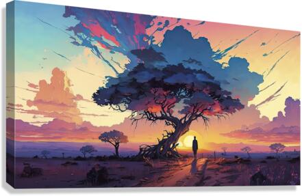 waiting for the uncertain future Canvas Print