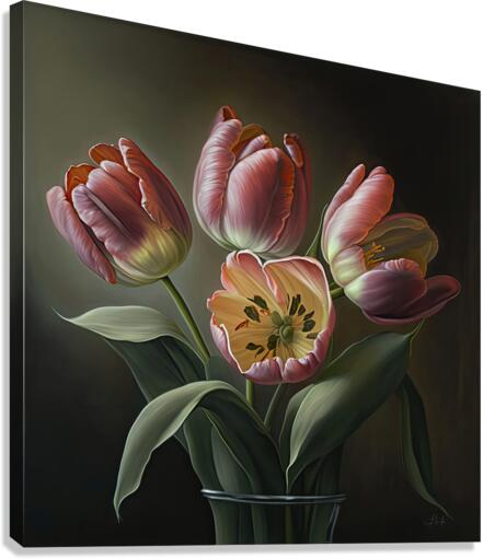 tulips flowers II Canvas Print