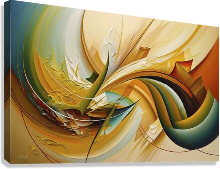 shaped colors Canvas Print