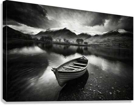 tranquility in the valley Canvas Print