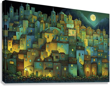 night in the neighborhood Canvas Print