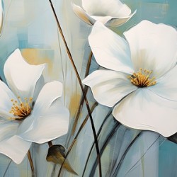 summer white flowers