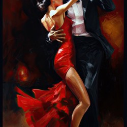tango dancers