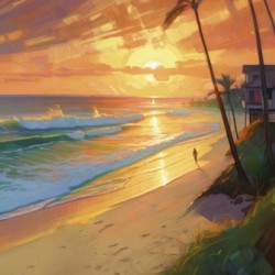 tropical beach concept