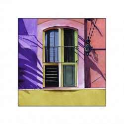 typical window of San Juan