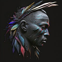 warrior man sculpture