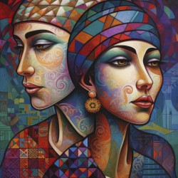 women s with headscarf IV