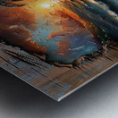 Tropical sunset A Metal print