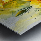 Yellow flowers Metal print