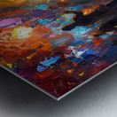 dance night lights Metal print