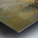 gold art brushes 2 Metal print