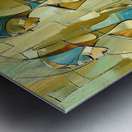 three girls friends Metal print